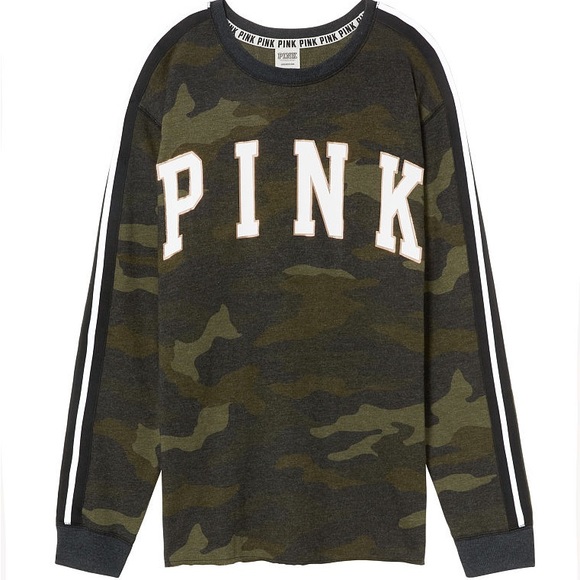 PINK Victoria's Secret Tops - PINK Camo Long Sleeve
